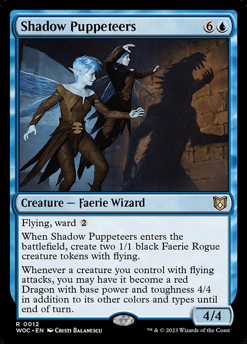 Shadow Puppeteers WOC-12 Rare Near Mint Englisch