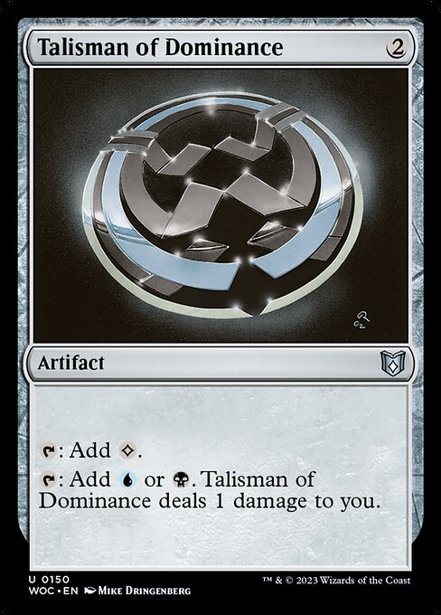 Talisman der Dominanz WOC-150 Uncommon Near Mint Englisch