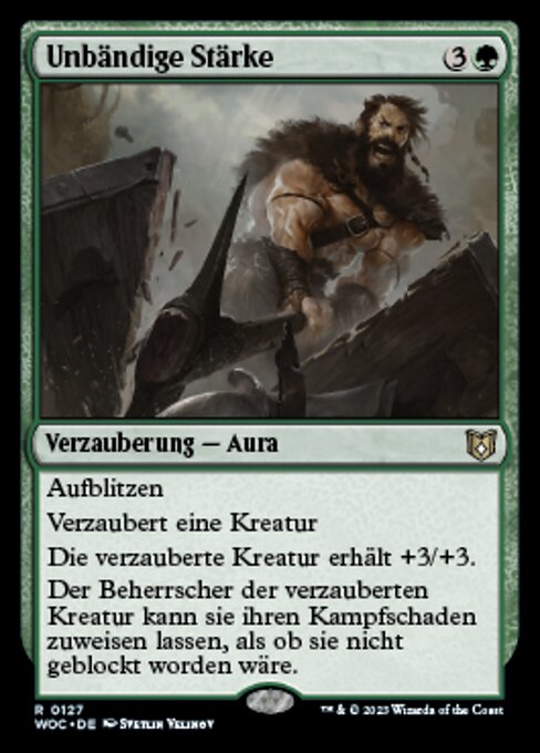 Unbändige Stärke WOC-127 Rare Near Mint Deutsch