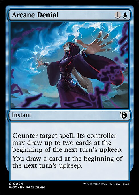 Arcane Denial WOC-84 Common Near Mint Englisch