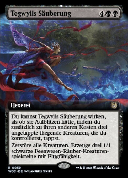 Tegwylls Säuberung XWOC-52 Rare Excellent Deutsch