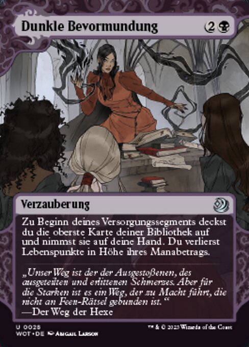 Dunkle Bevormundung WOT-28 Uncommon Near Mint Deutsch