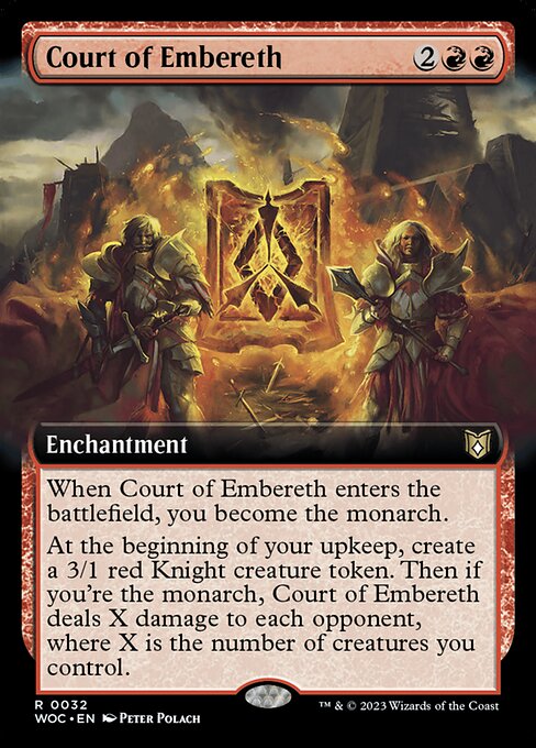 Court of Embereth XWOC-32 Rare Excellent Englisch