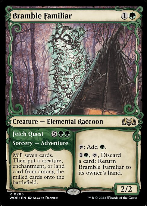 Bramble Familiar // Fetch Quest XWOE-283 Rare Near Mint Englisch