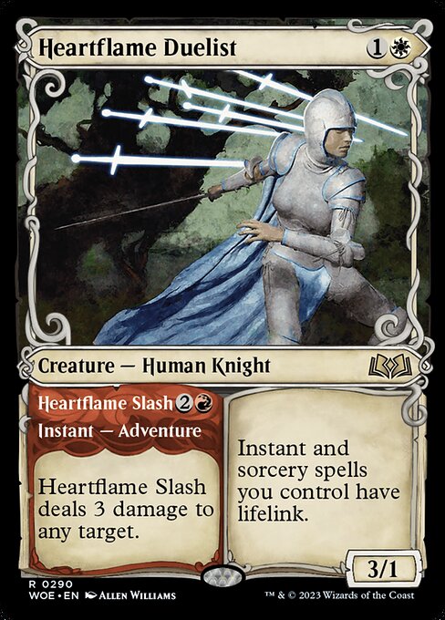 Heartflame Duelist // Herzflammenstreich XWOE-290 Rare Near Mint Englisch