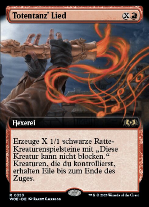 Totentanz' Lied XWOE-353 Rare Near Mint Deutsch
