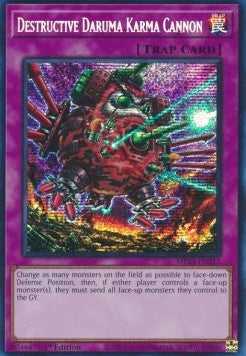 Zerstörerische Daruma-Karmakanone MP23-217 Secret Rare Near Mint Deutsch 1. Auflage
