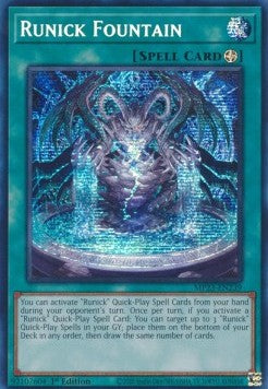Runischer Brunnen MP23-239 Secret Rare Light Played Deutsch 1. Auflage