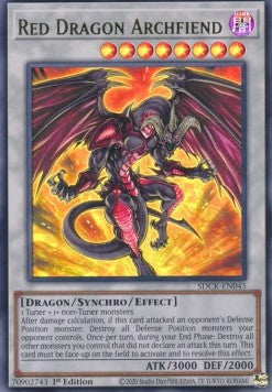 Rotdrachen-Erzunterweltler SDCK-045 Ultra Rare Excellent Deutsch 1. Auflage