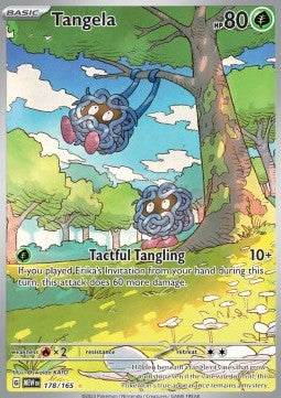 Tangela MEW-178 Illustration Rare Near Mint Deutsch