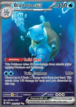 Blastoise ex MEW-200 Special Illustration Rare Excellent Englisch