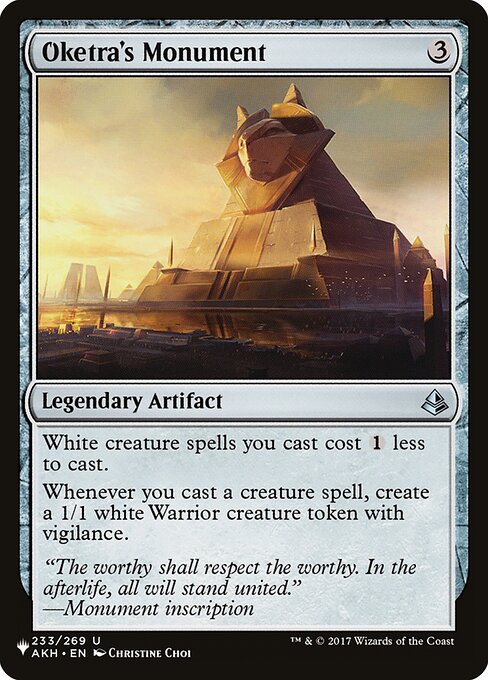 Oketra's Monument SLDACW- Uncommon Near Mint Englisch