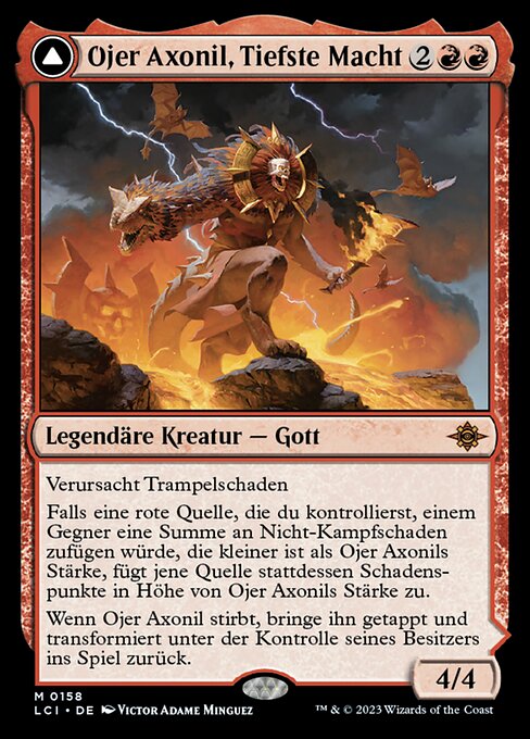 Ojer Axonil, Tiefste Macht // Tempel der Macht LCI-158 Mythic Near Mint Deutsch