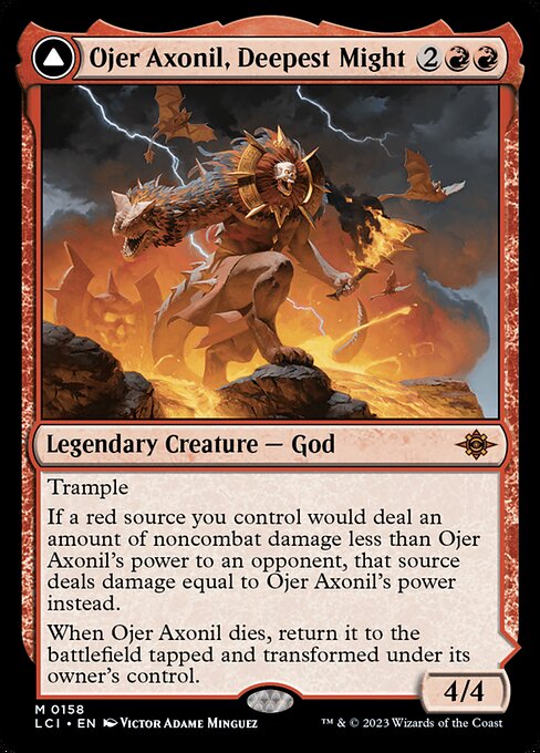 Ojer Axonil, Deepest Might // Temple of Power LCI-158 Mythic Excellent Englisch