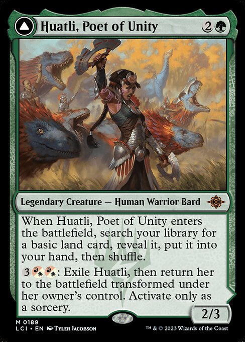 Huatli, Poetin der Einheit // Brüllen des Fünften Volkes LCI-189 Mythic Good Deutsch
