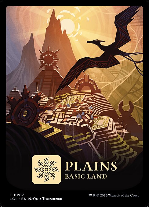 Plains LCI-287 Land Near Mint Englisch Foil