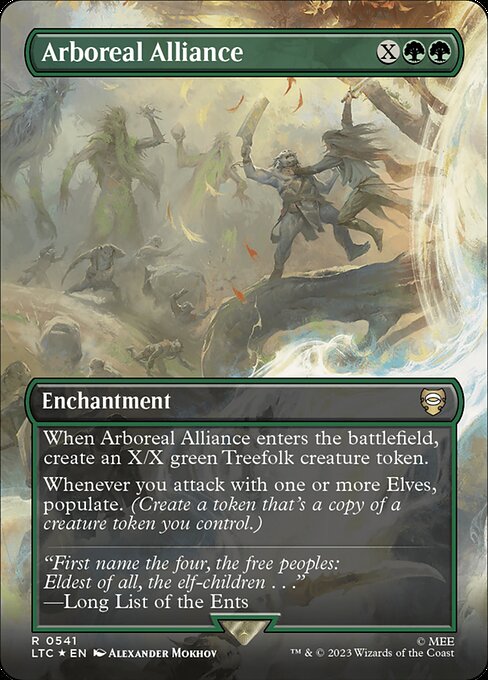 Arboreal Alliance (V.2) LTRH-541 Rare Excellent Englisch Foil
