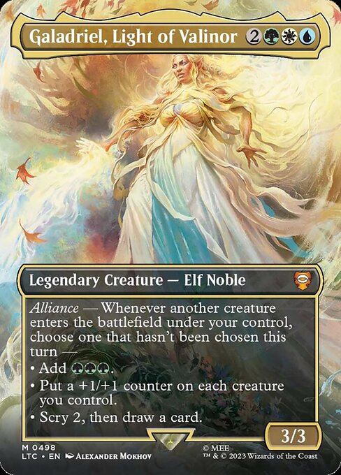 Galadriel, Light of Valinor (V.1) LTRH-498 Mythic Near Mint Englisch