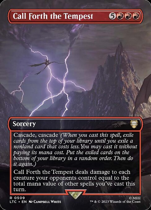 Call Forth the Tempest (V.1) LTRH-509 Rare Excellent Englisch Foil