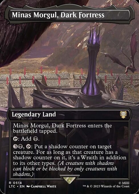 Minas Morgul, Dark Fortress (V.1) LTRH-514 Rare Near Mint Englisch