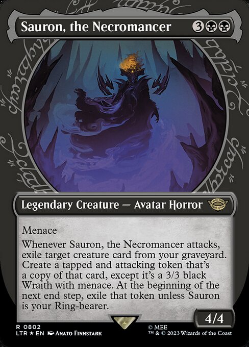 Sauron der Nekromant (V.3) LTRH-802 Rare Near Mint Englisch Foil