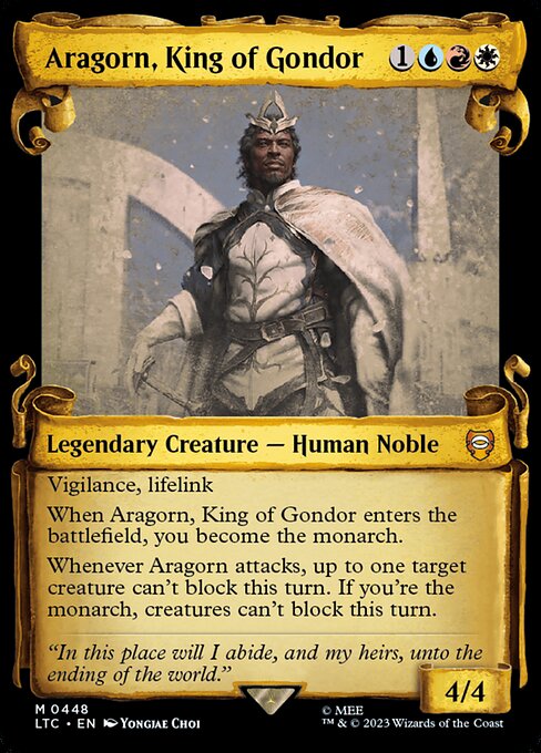 Aragorn, König von Gondor (V.1) LTRH-448 Mythic Excellent Englisch