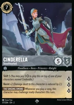 Cinderella - Beherzt 2ROF-177 Super Rare Excellent Deutsch