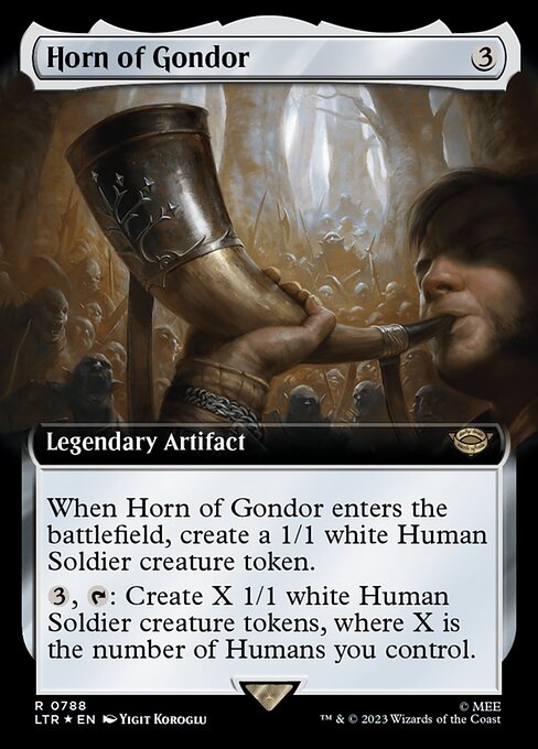 Horn von Gondor (V.3) LTRH-788 Rare Excellent Englisch Foil