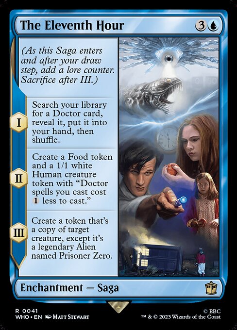 The Eleventh Hour WHO-41 Rare Near Mint Englisch Foil