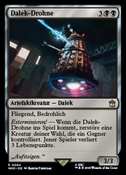 Dalek-Drohne WHO-64 Rare Near Mint Deutsch