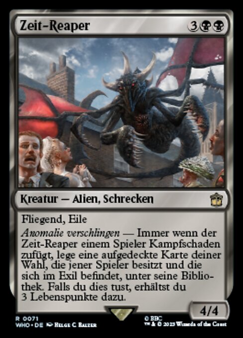 Zeit-Reaper WHO-71 Rare Near Mint Deutsch