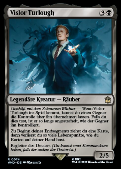 Vislor Turlough WHO-74 Rare Excellent Deutsch