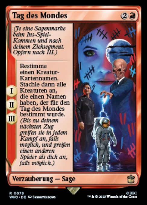 Tag des Mondes WHO-79 Rare Near Mint Deutsch