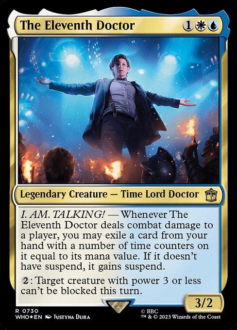 The Eleventh Doctor XWHO-730 Rare Near Mint Englisch Foil