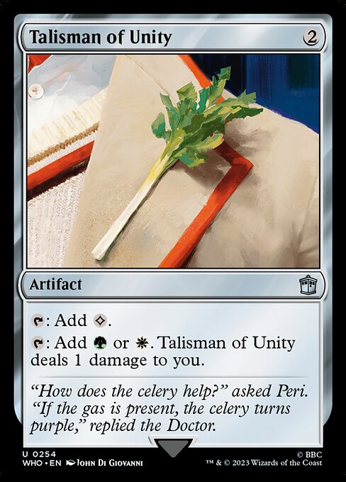 Talisman of Unity WHO-254 Uncommon Near Mint Englisch Foil
