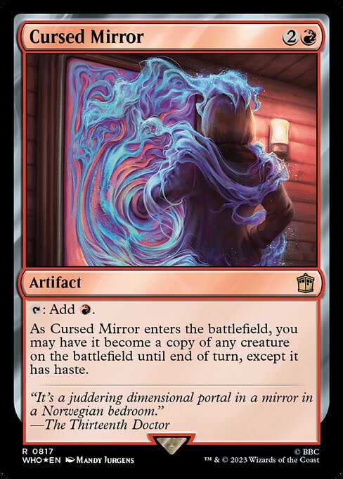 Cursed Mirror XWHO-817 Rare Near Mint Englisch Foil