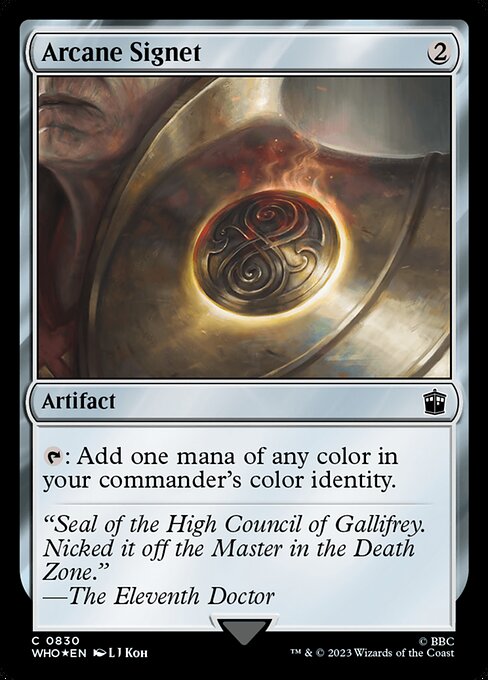 Arcane Signet XWHO-830 Common Near Mint Englisch Foil