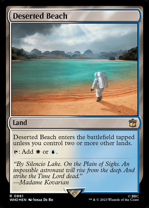 Verlassener Strand (V.1) XWHO-861 Rare Excellent Englisch Foil