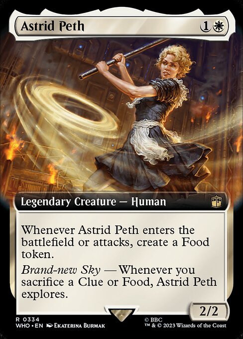 Astrid Peth (V.1) XWHO-334 Rare Excellent Englisch Foil