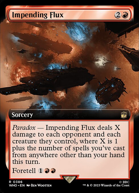 Impending Flux XWHO-386 Rare Near Mint Englisch Foil