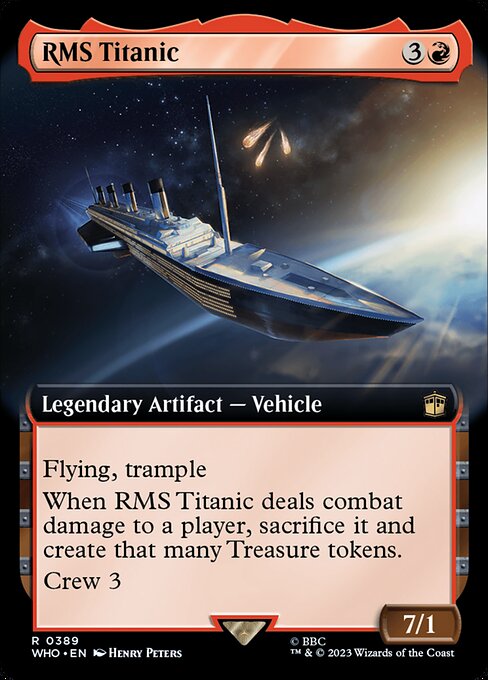 RMS Titanic (V.1) XWHO-389 Rare Excellent Englisch Foil