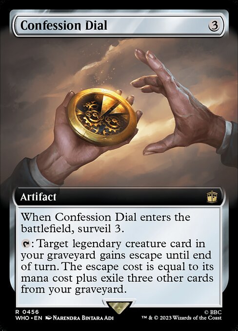 Confession Dial XWHO-456 Rare Near Mint Englisch