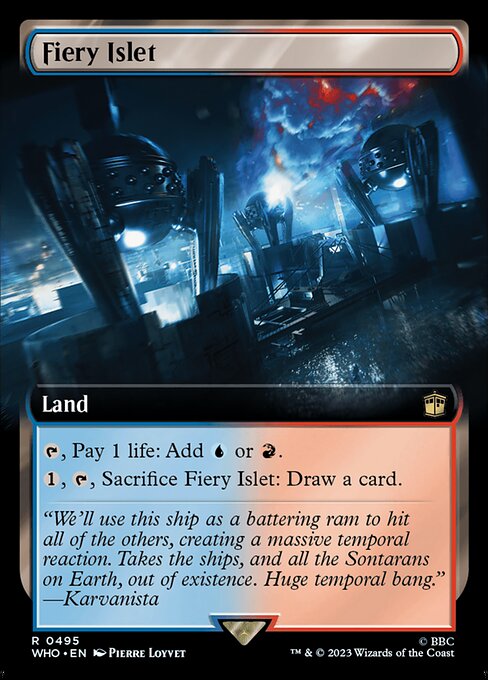 Feuriges Eiland (V.1) XWHO-495 Rare Near Mint Englisch Foil