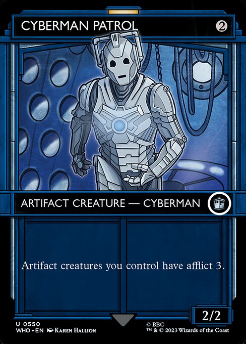 Cyberman-Patrouille (V.1) XWHO-550 Uncommon Near Mint Englisch Foil