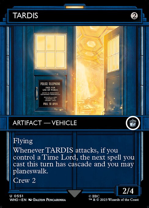 TARDIS (V.1) XWHO-551 Uncommon Near Mint Englisch Foil