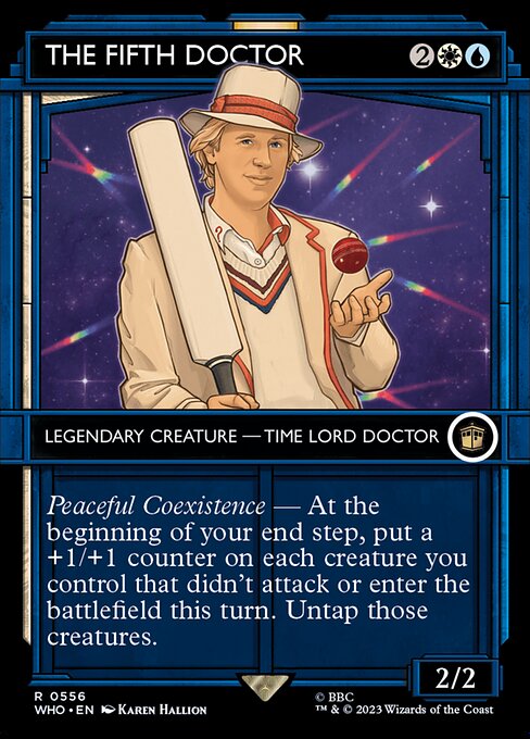 The Fifth Doctor XWHO-556 Rare Near Mint Englisch