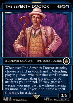The Seventh Doctor (V.2) XWHO-558 Rare Near Mint Englisch Foil