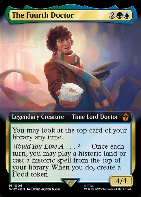 The Fourth Doctor XWHO-1006 Mythic Excellent Englisch Foil
