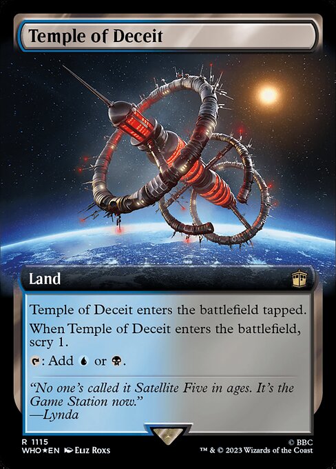 Temple of Deceit XWHO-1115 Rare Near Mint Englisch Foil