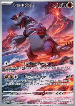 Groudon PAR-199 Illustration Rare Good Deutsch